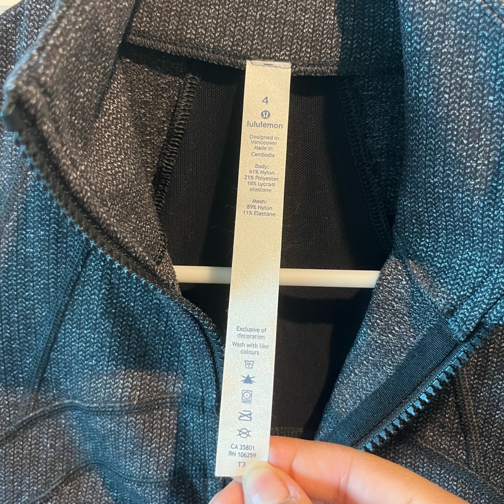 Lululemon Define Jacket In Grey Size 4 - Picture 3 of 4